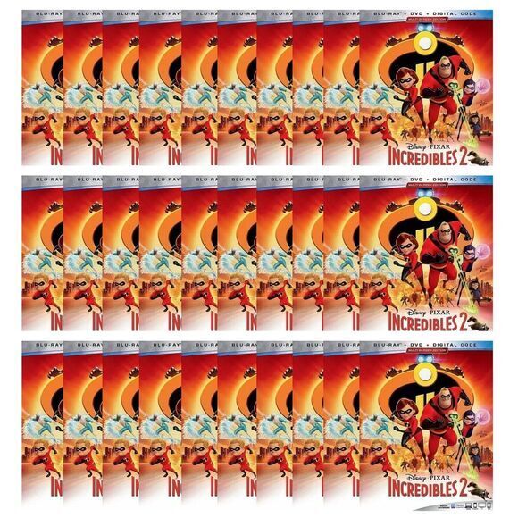 Other - Incredibles 2 US/EC/BD2/SD1/BD DVD Bluray Lot‎ of 30
